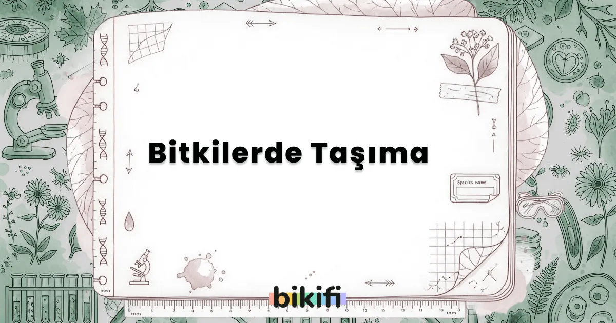 Bitkilerde Taşıma