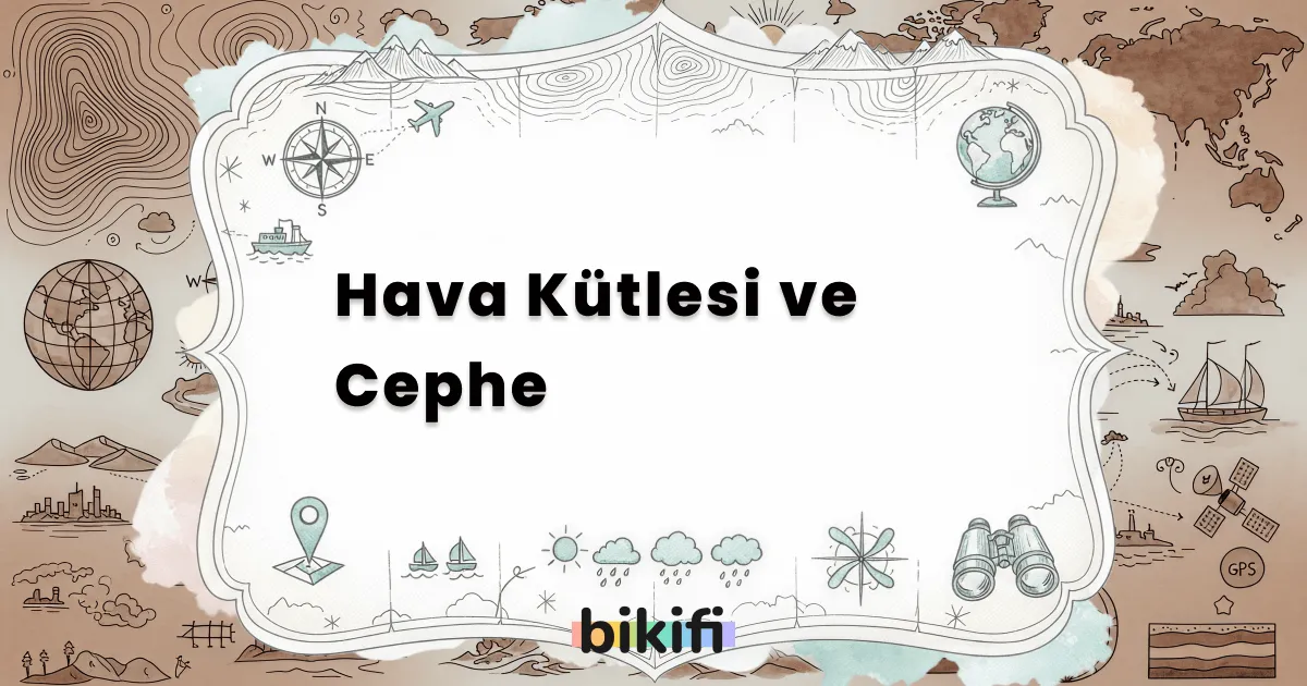 Hava Kütlesi ve Cephe
