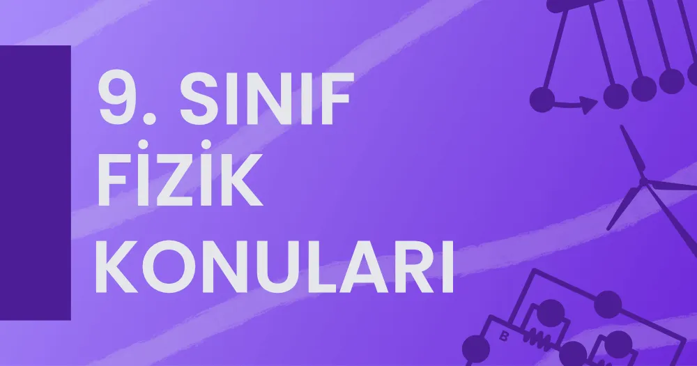 9. Sınıf Fizik Konuları