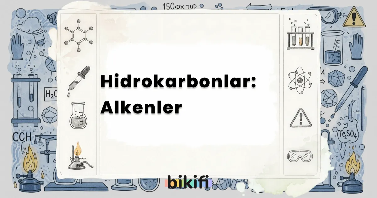 Hidrokarbonlar: Alkenler