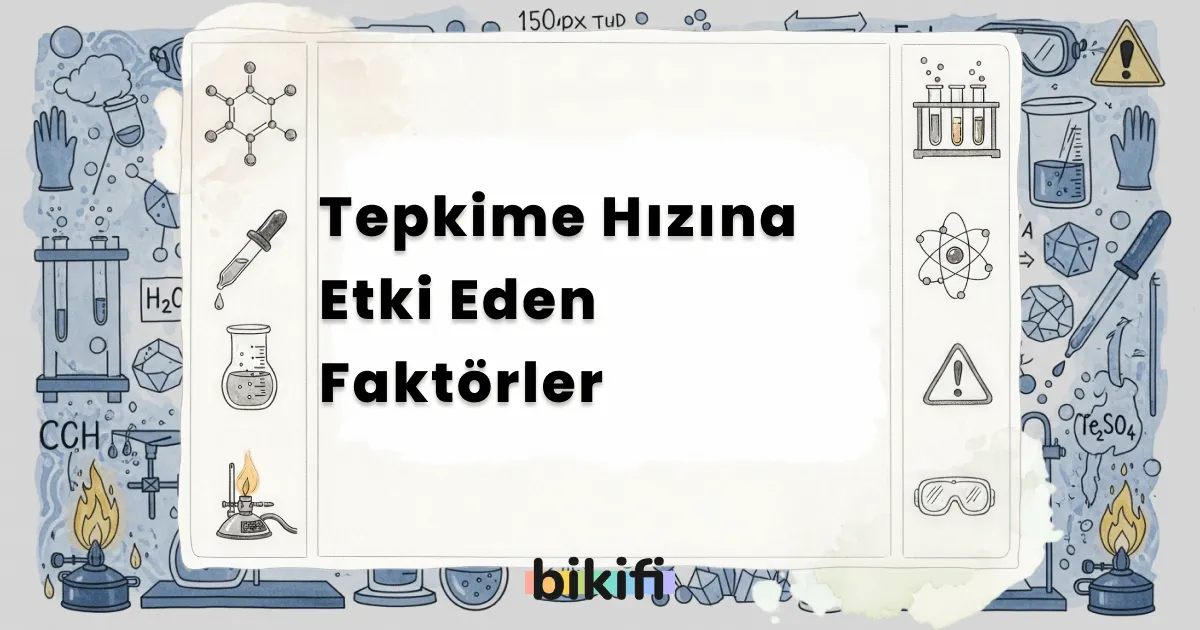 Tepkime Hızına Etki Eden Faktörler