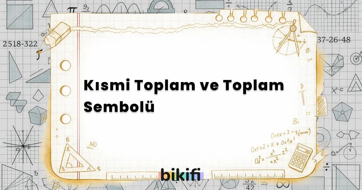 Kısmi Toplam ve Toplam Sembolü
