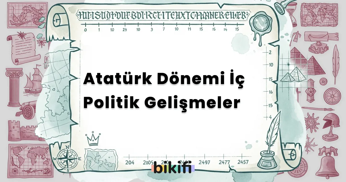 Atatürk Dönemi İç Politik Gelişmeler