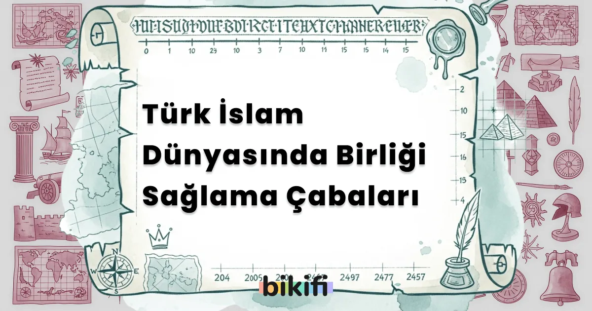 Türk İslam Dünyasında Birliği Sağlama Çabaları