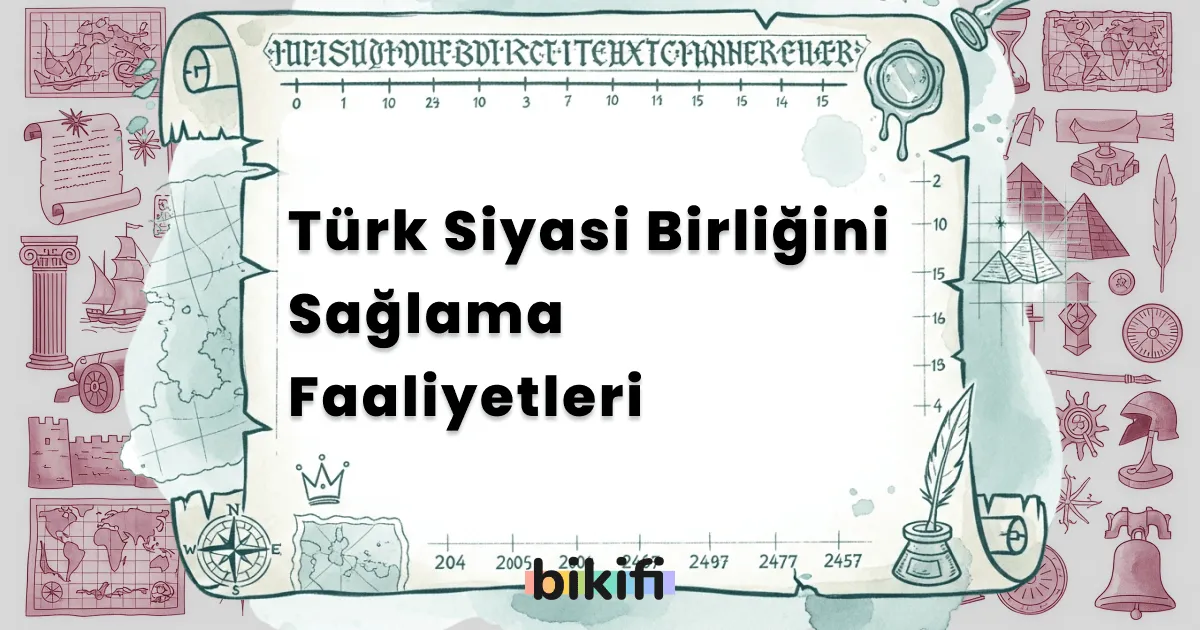 Türk Siyasi Birliğini Sağlama Faaliyetleri