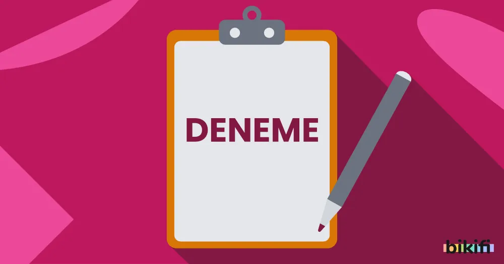 12. Sınıf Deneme