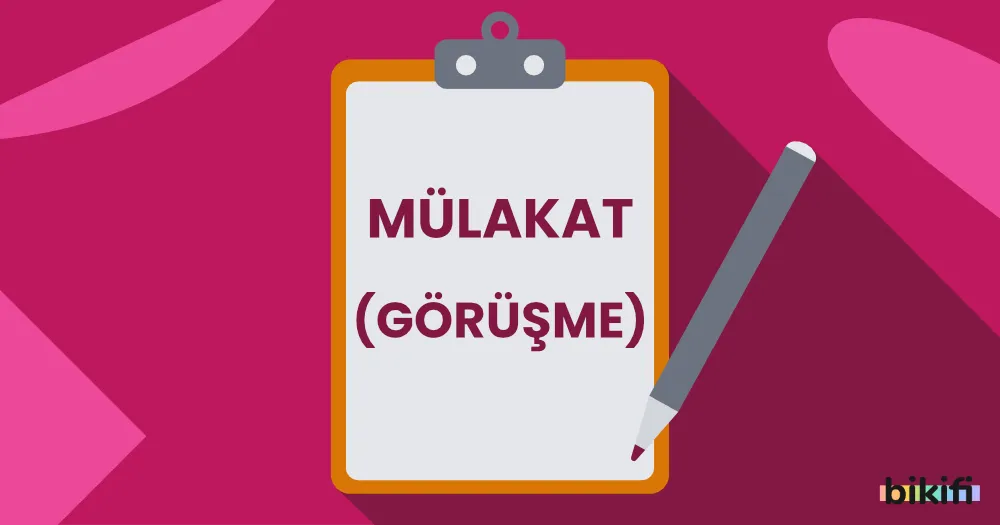 11. Sınıf Mülakat/Röportaj