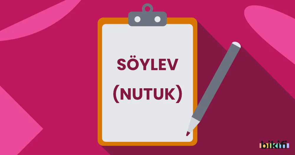 12. Sınıf Söylev (Nutuk)