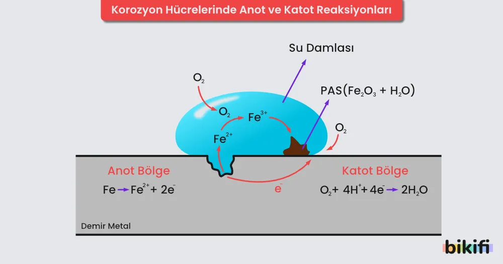 Korozyondaki reaksiyonlar